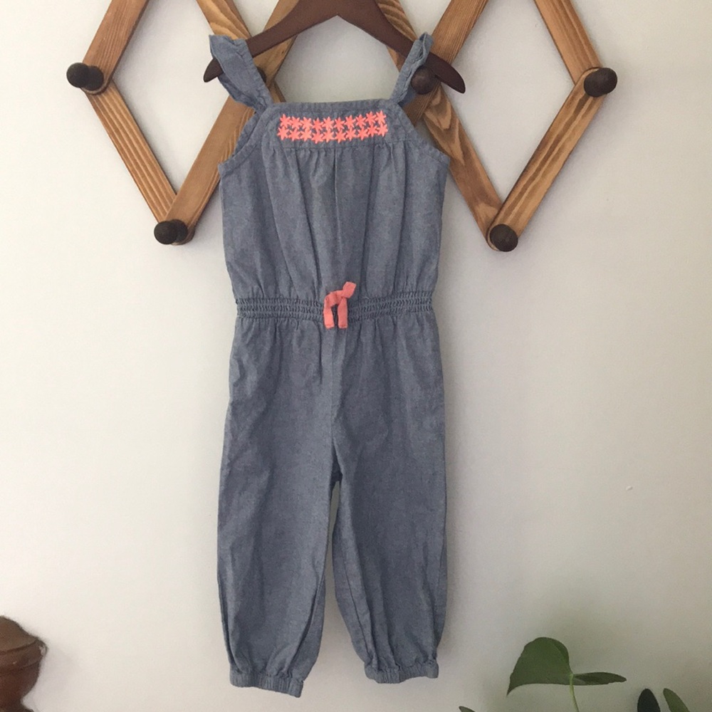 Toddler denim jumper